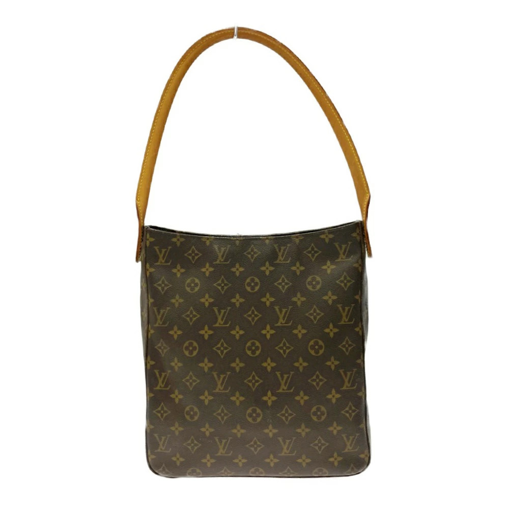 LOUIS VUITTON Monogram Looping Shoulder Bag Brown